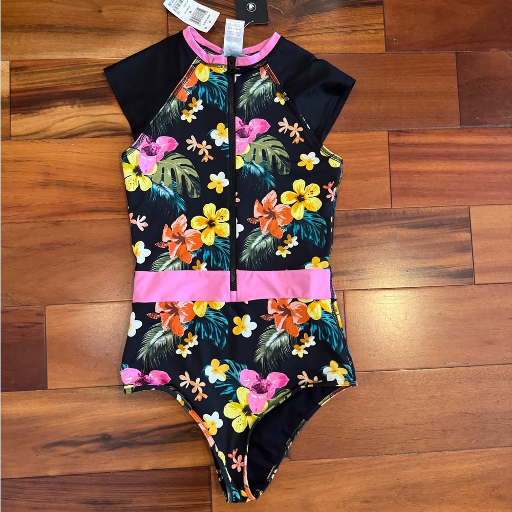 Body Glove Black Floral One Piece Swimsuit